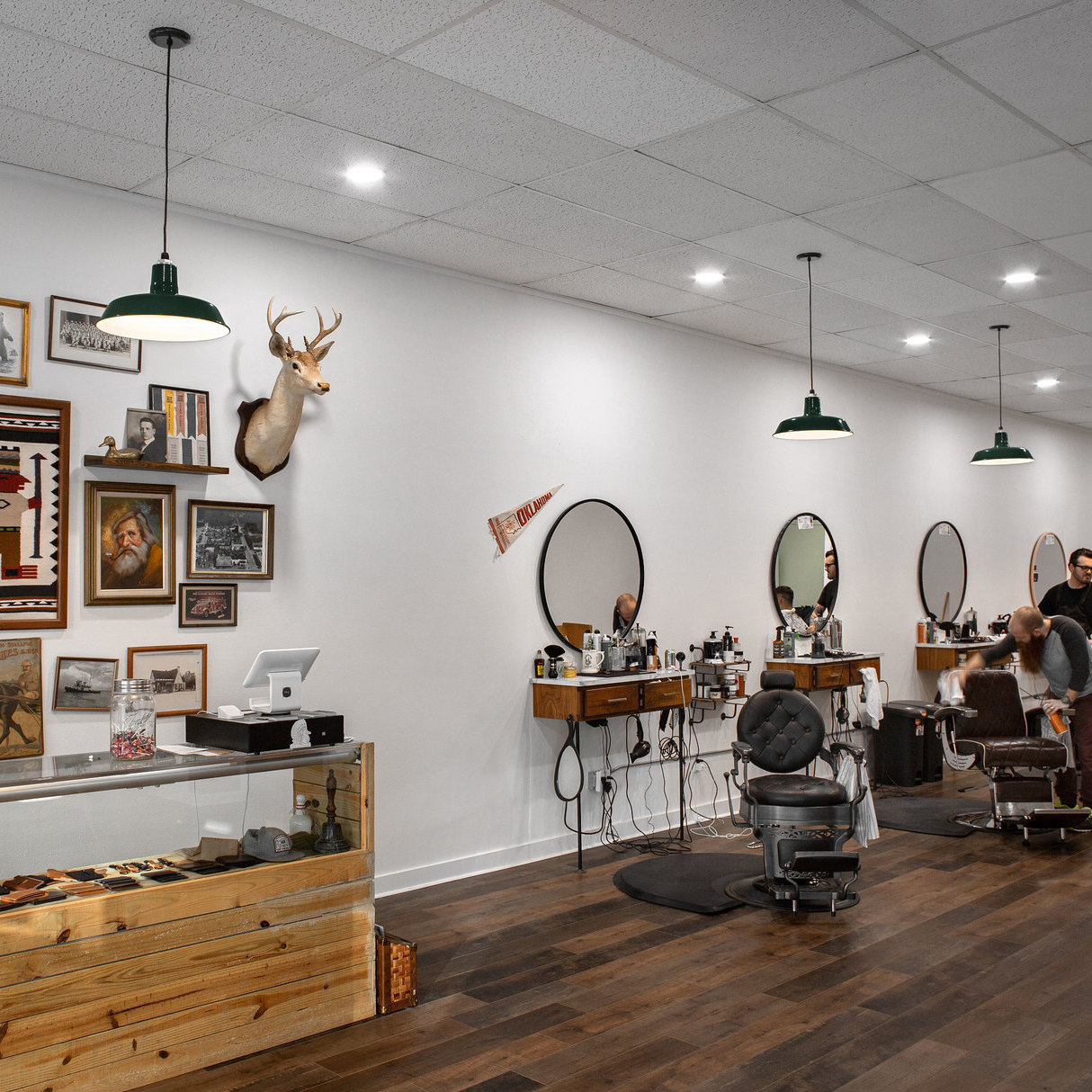 The Original™ Warehouse Pendant | Photo Courtesy of River & Main Barber Shop